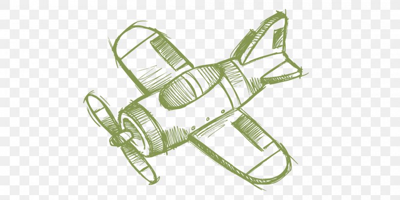 Airplane Royalty-free Sketch, PNG, 2000x1000px, Airplane, Book, Cartoon, Doodle, Drawing Download Free