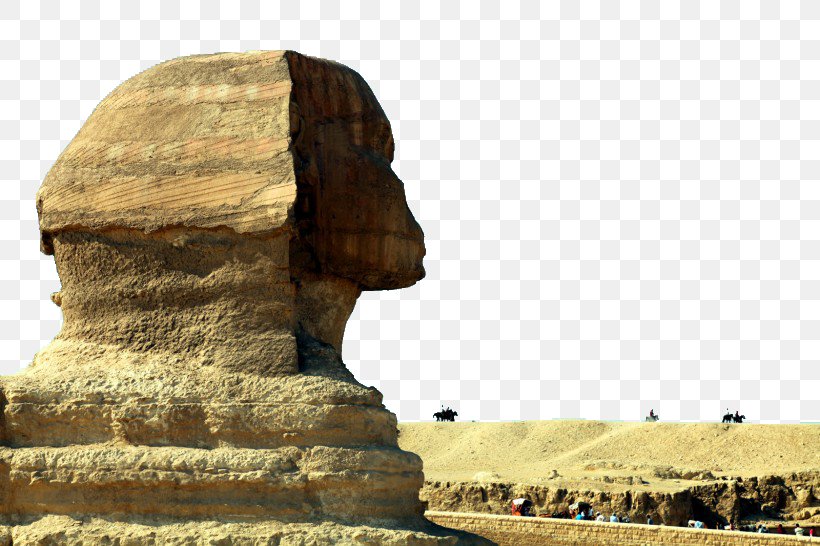 Great Sphinx Of Giza Great Pyramid Of Giza Egyptian Pyramids Ancient Egypt Statue, PNG, 820x546px, Great Sphinx Of Giza, Ancient Egypt, Archaeological Site, Egypt, Egyptian Pyramids Download Free