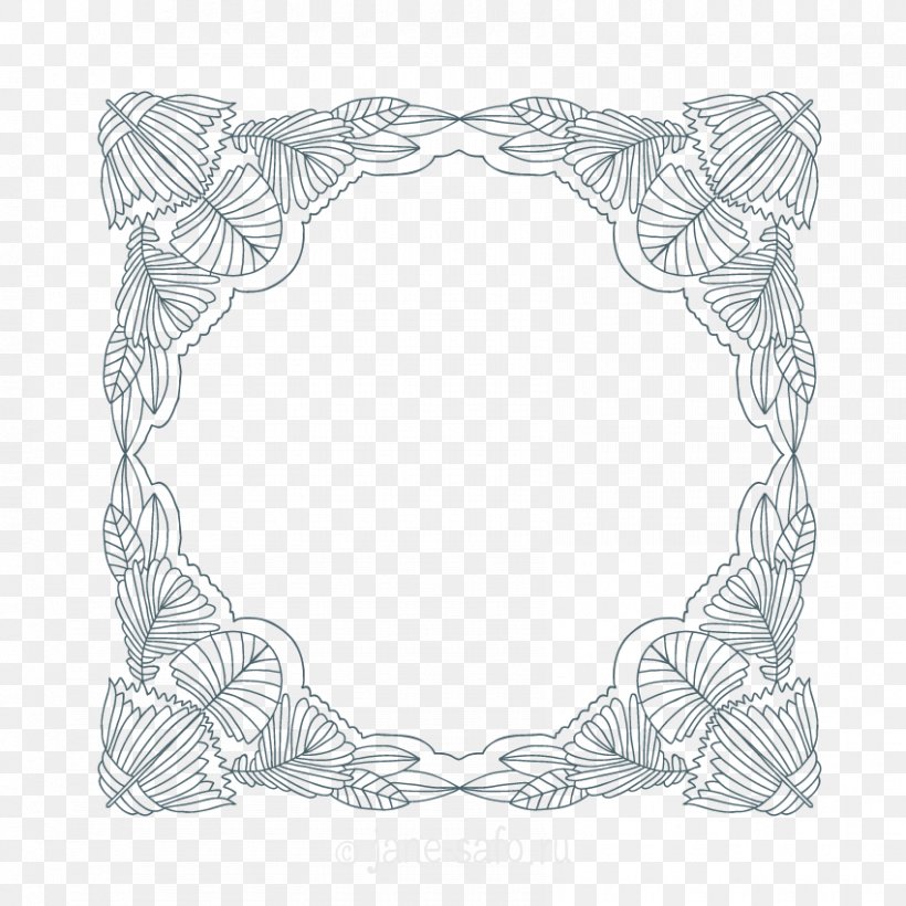 Picture Frames White Pattern, PNG, 850x850px, Picture Frames, Black And White, Drawing, Line Art, Monochrome Download Free