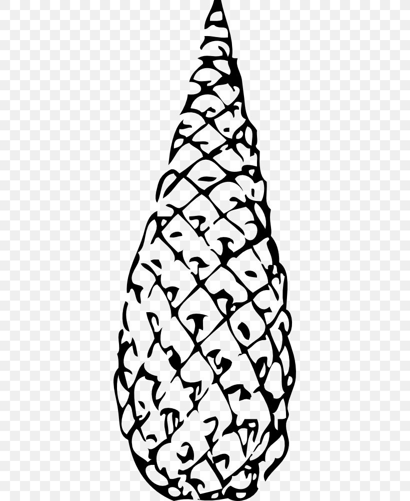 Conifer Cone Pine Conifers Clip Art, PNG, 365x1000px, Conifer Cone, Black And White, Christmas Decoration, Christmas Tree, Color Download Free