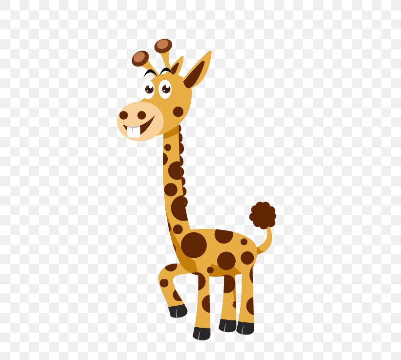 Euclidean Vector Northern Giraffe Cartoon, PNG, 568x736px, Northern Giraffe, Animal, Cartoon, Fauna, Giraffe Download Free