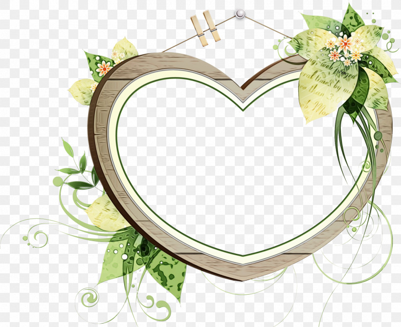 Picture Frame, PNG, 1860x1522px, Flower Heart Frame, Floral Heart Frame, Heart, Heart Frame, Ivy Download Free
