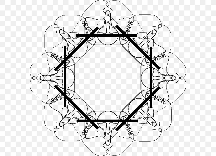 Rub El Hizb Symbol Star Of Lakshmi Star Polygons In Art And Culture, PNG, 594x595px, Rub El Hizb, Area, Asscher, Black And White, Branch Download Free