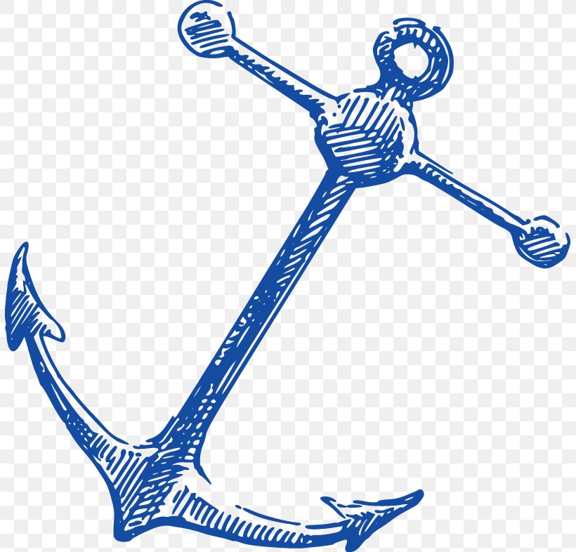 Anchor Euclidean Vector Vecteur, PNG, 805x786px, Anchor, Anclaje, Blue, Body Jewelry, Drawing Download Free