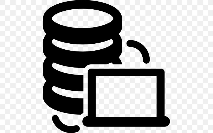 Database Connection Database Server, PNG, 512x512px, Database, Black And White, Computer Servers, Data, Database Connection Download Free