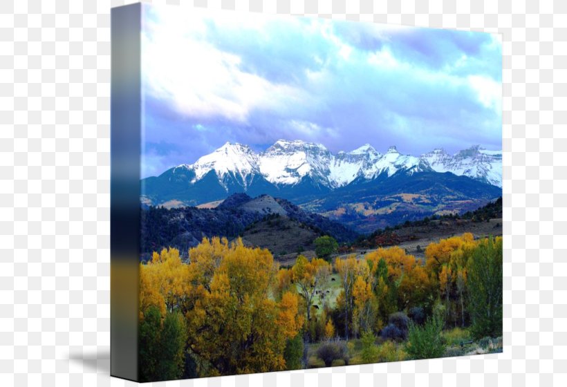 Gallery Wrap Telluride Mount Scenery Wilderness Nature, PNG, 650x560px, Gallery Wrap, Art, Biome, Canvas, Colorado Download Free
