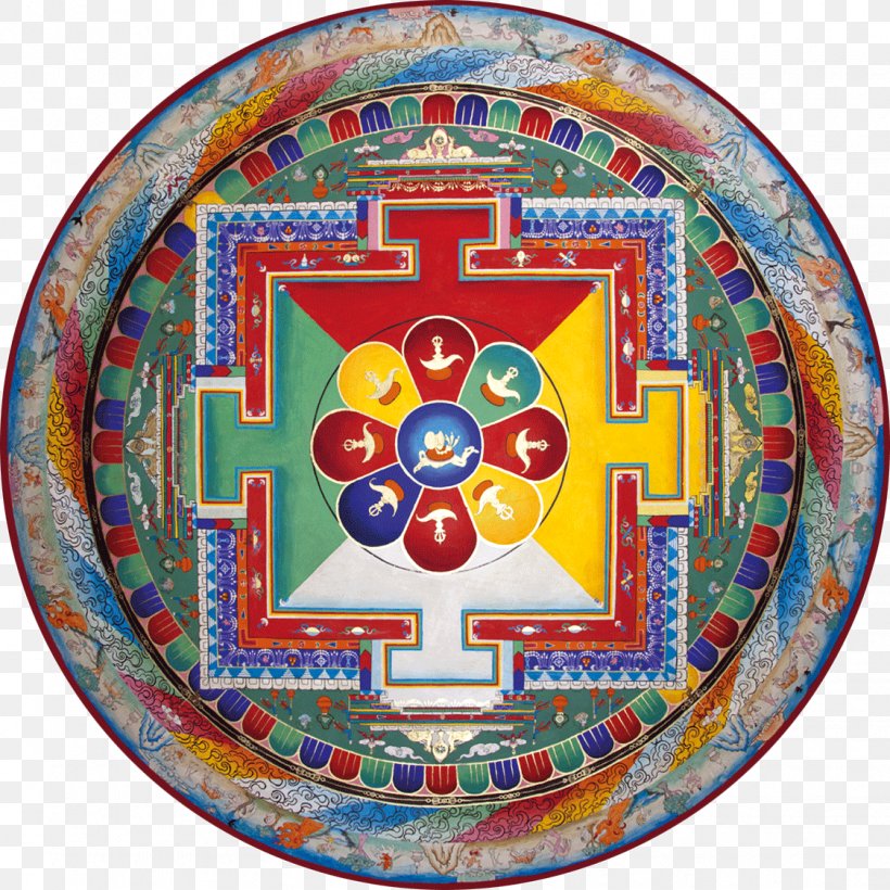 Mandala Vajrapani Sangyezhen Tibetan Buddhism Namkha, PNG, 1124x1124px, Mandala, Buddhism, Denma, Dishware, Earth Download Free