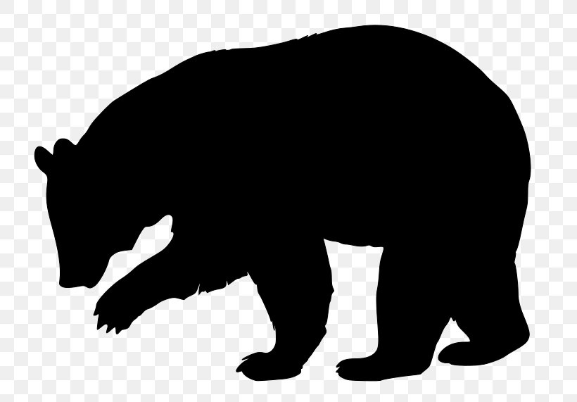 American Black Bear Brown Bear Silhouette Clip Art, PNG, 800x571px, Bear, American Black Bear, Art, Bear Hunting, Black Download Free