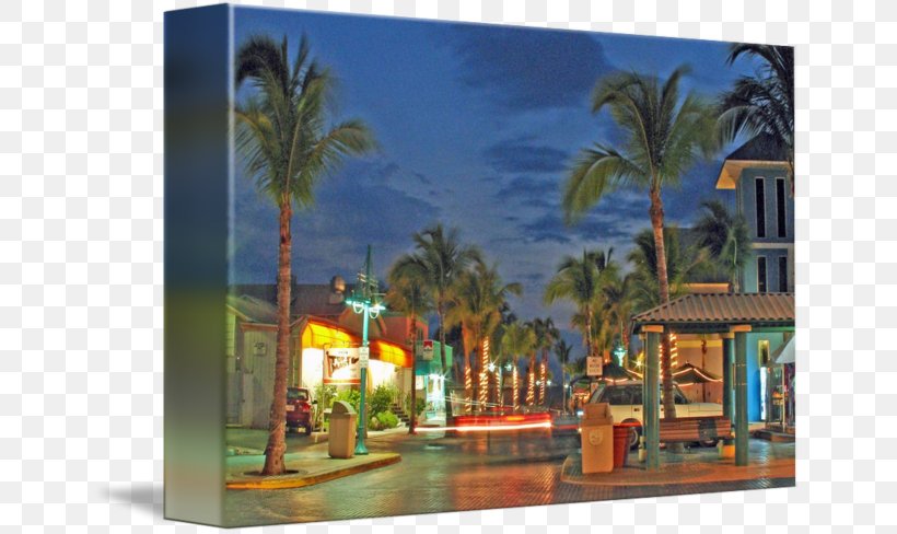 Fort Myers Beach Times Square Parking The Salty Crab Bar & Grill Painting, PNG, 650x488px, Painting, Arecales, Art, Artwork, Bar Download Free