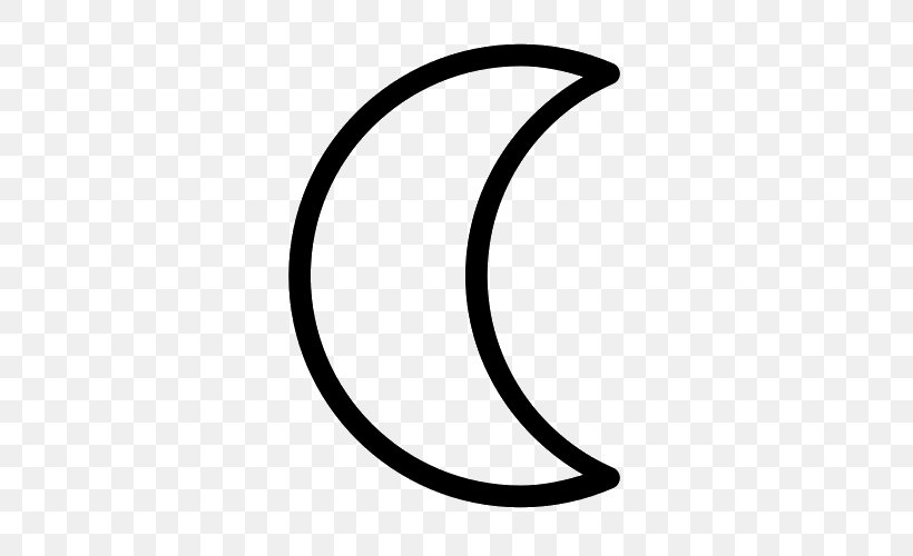 Moon Lunar Phase Symbol, PNG, 500x500px, Moon, Area, Black, Black And White, Full Moon Download Free