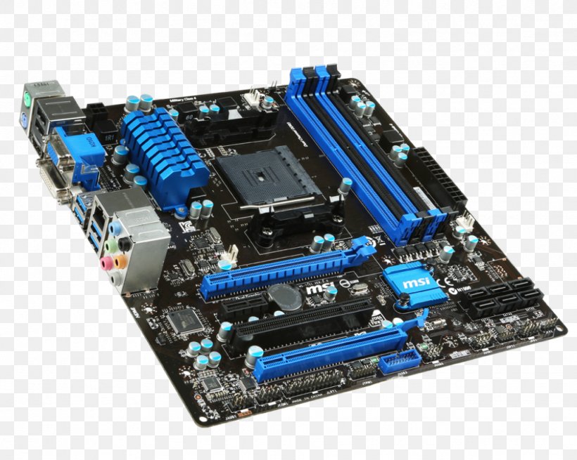 Motherboard Socket FM2+ MicroATX MSI A78M-E45, PNG, 1024x819px, Motherboard, Athlon, Atx, Computer Component, Computer Cooling Download Free