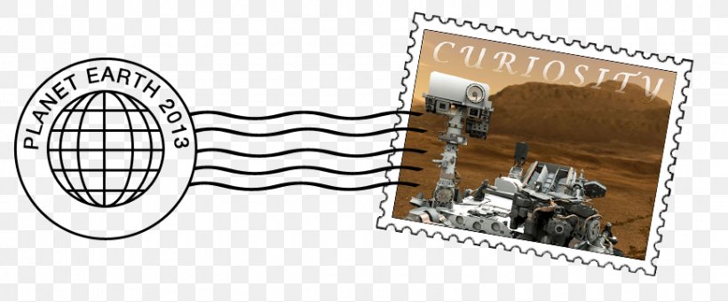 Post Cards Mars Science Laboratory Postage Stamps Curiosity Mail, PNG, 870x362px, Post Cards, Curiosity, Exploration Of Mars, Letter, Mail Download Free