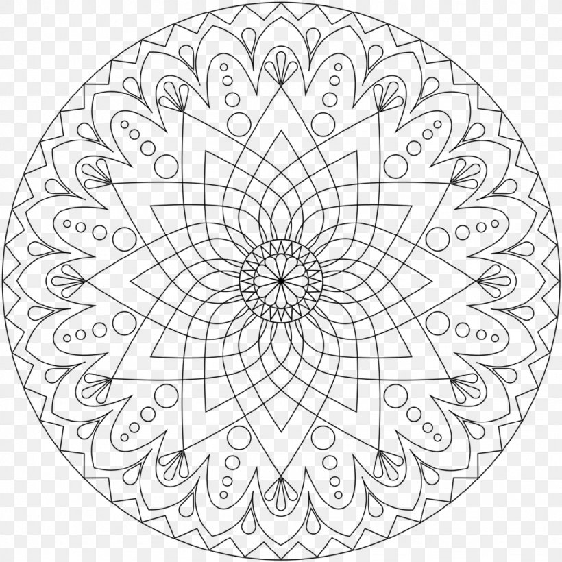 Coloring Book Mandala Meditation Adult Page, PNG, 1024x1024px, Coloring Book, Adult, Area, Bible, Black And White Download Free