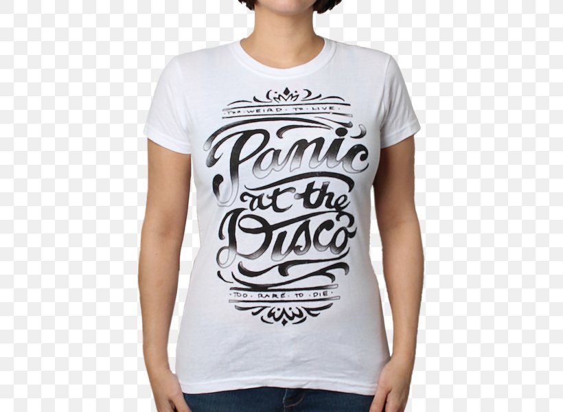 Long-sleeved T-shirt Hoodie Panic! At The Disco Clothing, PNG, 600x600px, Tshirt, Brand, Brendon Urie, Clothing, Concert Tshirt Download Free
