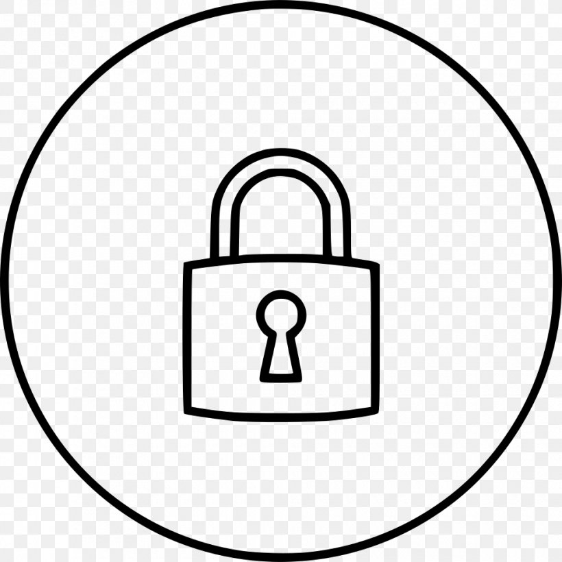 Padlock Drawing Clip Art, PNG, 980x980px, Padlock, Area, Black And White, Brand, Computer Software Download Free