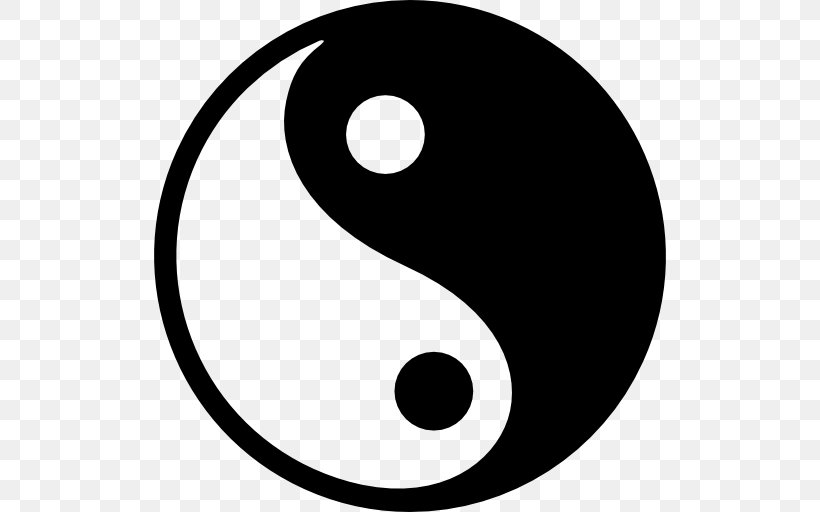 Symbol Yin And Yang, PNG, 512x512px, Symbol, Area, Black And White, Information, Monochrome Download Free