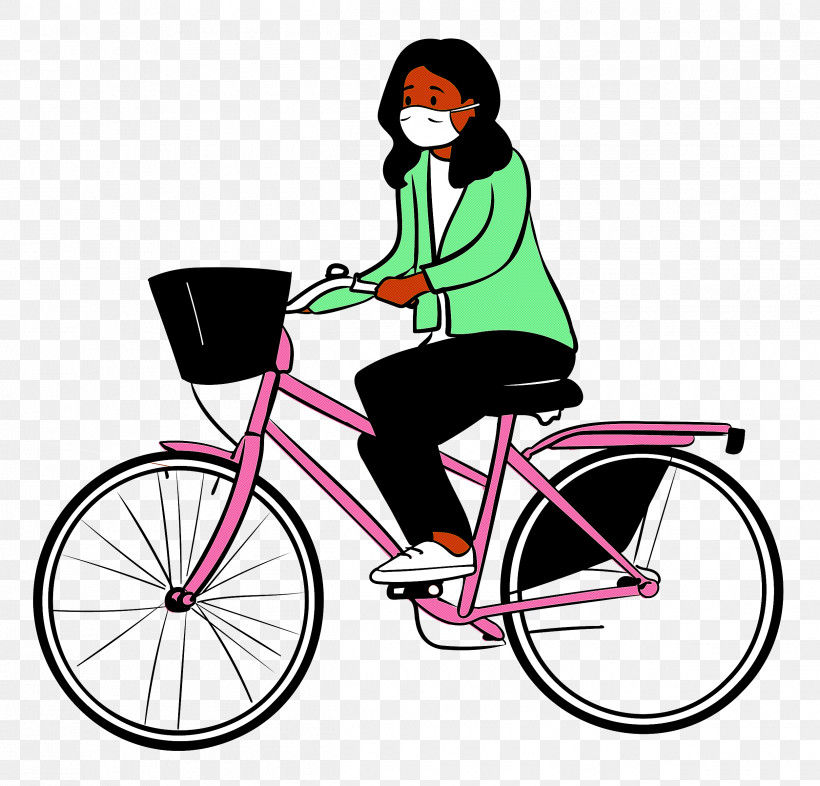 Woman Bicycle Bike, PNG, 2500x2397px, Woman, Bicycle, Bicycle Frame, Bicycle Saddle, Bicycle Wheel Download Free