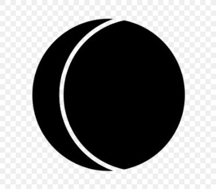 Circle Crescent, PNG, 718x718px, Crescent, Black, Black And White, Black M, White Download Free