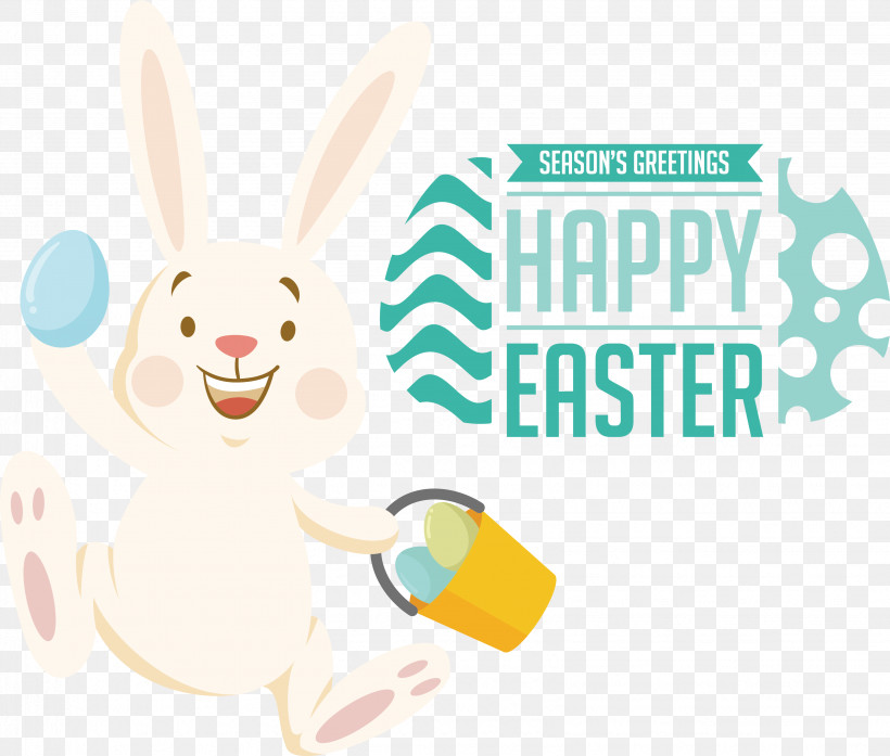 Easter Bunny, PNG, 3269x2782px, Rabbit, Cartoon, Easter Bunny, I Feel Love, Logo Download Free