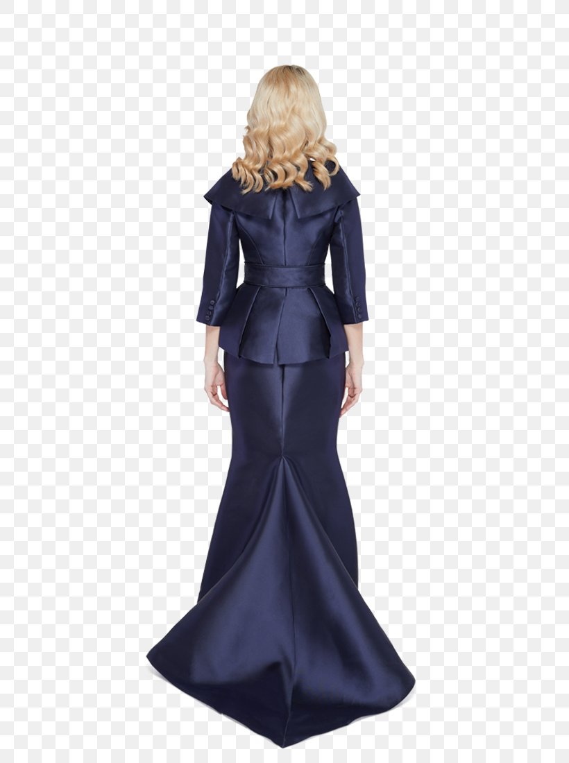 Gown Jacket Dress Costume Design Navy Blue, PNG, 660x1100px, Gown, Blue, Coco, Costume, Costume Design Download Free