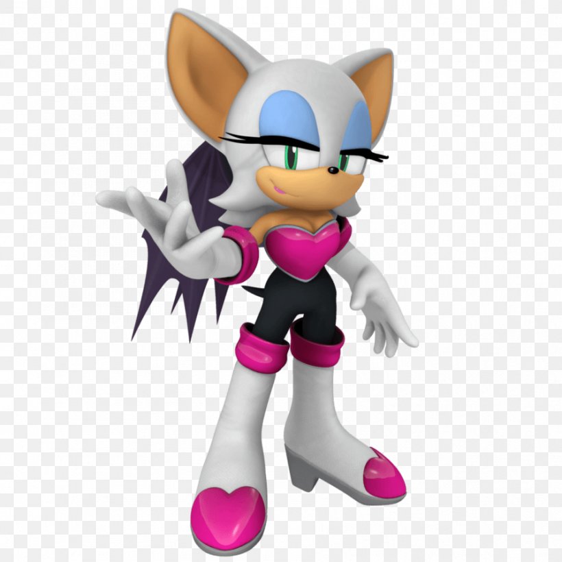 Rouge The Bat Sonic Heroes Sonic The Hedgehog Tails Metal Sonic, PNG, 894x894px, Rouge The Bat, Action Figure, Art, Blaze The Cat, Carnivoran Download Free
