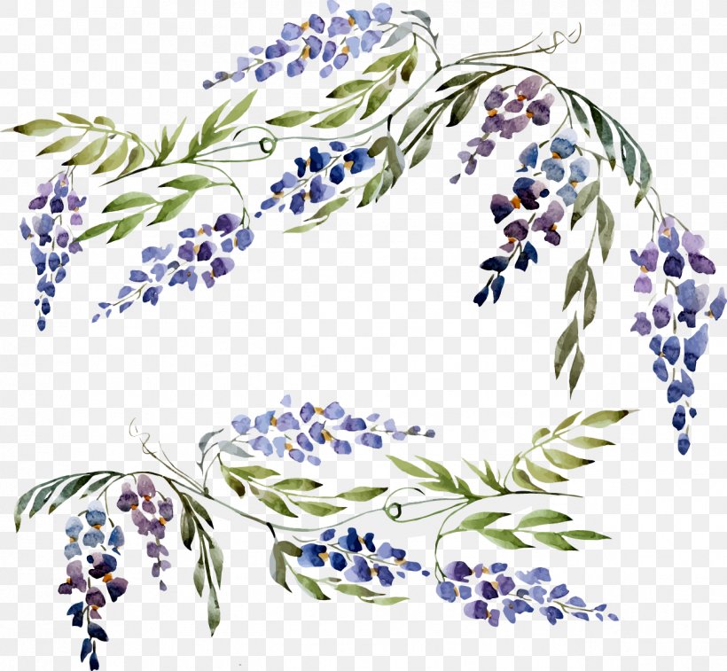 Wisteria Euclidean Vector, PNG, 1289x1191px, Watercolor Painting, Area, Art, Color, Flora Download Free