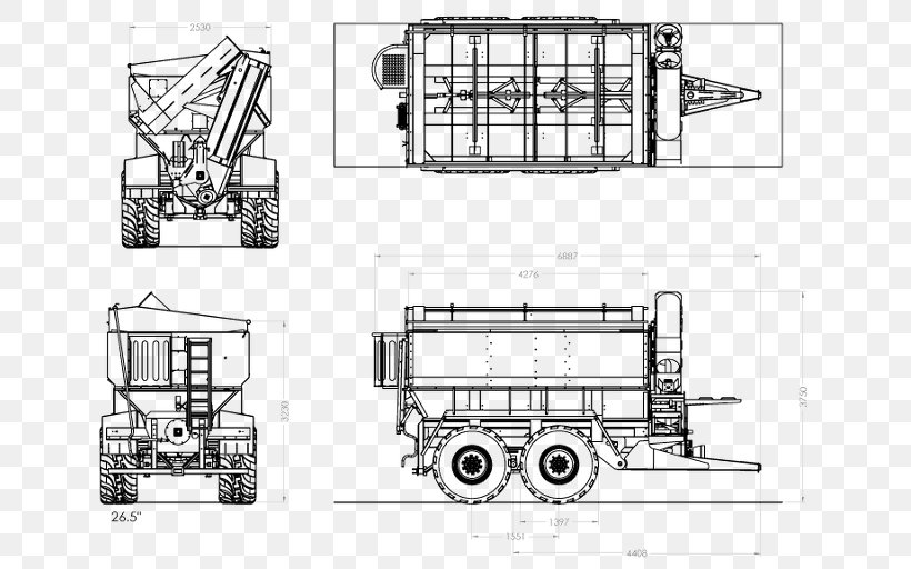 Claas Lexion Combine Harvester Technical Drawing, PNG, 677x512px, Lexion, Artwork, Black And White, Chaser Bin, Claas Download Free