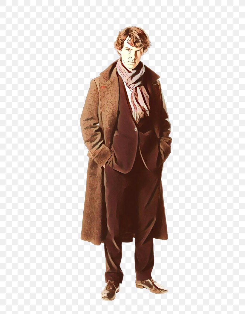 Standing Clothing Brown Male Gentleman, PNG, 700x1050px, Cartoon, Brown, Clothing, Coat, Costume Download Free