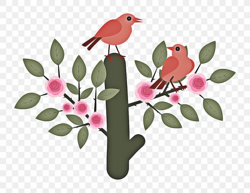 Lily Flower Cartoon, PNG, 1280x992px, Flower, American Rosefinches, Beak, Bird, Branch Download Free