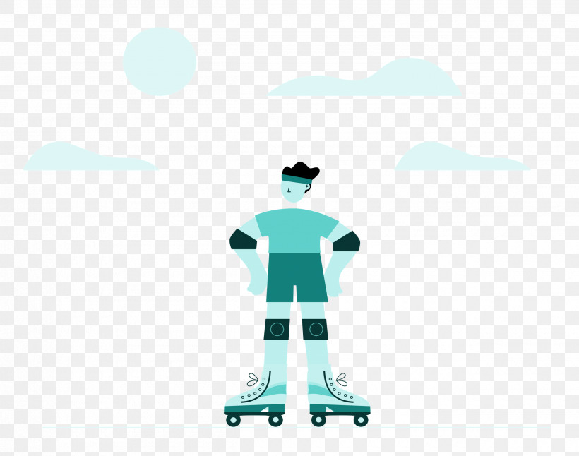 Roller Skating Sports Outdoor, PNG, 2500x1970px, Roller Skating, Cartoon, Equipment, Logo, Longboard Download Free