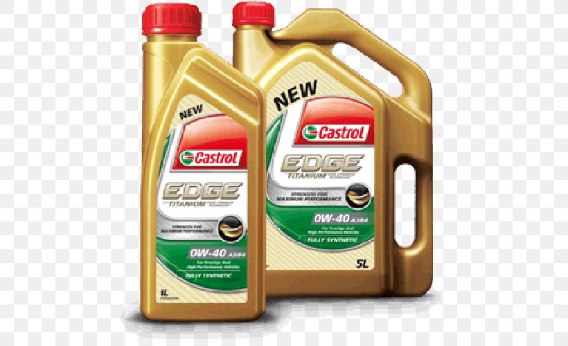 Castrol Motor Oil Lubricant Synthetic Oil Car, PNG, 500x500px, Castrol, Automotive Fluid, Brand, Car, Engine Download Free