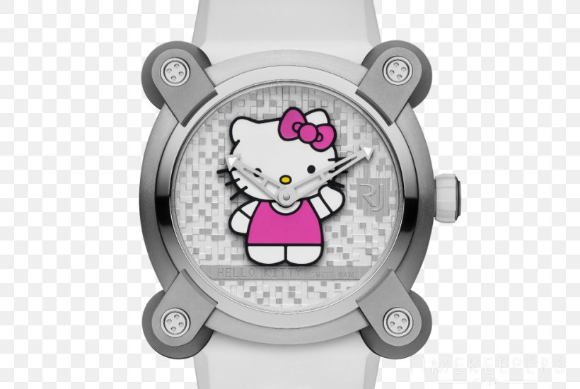 Hello Kitty Watch RJ-Romain Jerome Female Sanrio, PNG, 800x550px, Hello Kitty, Brand, Female, Hardware, Kavaii Download Free