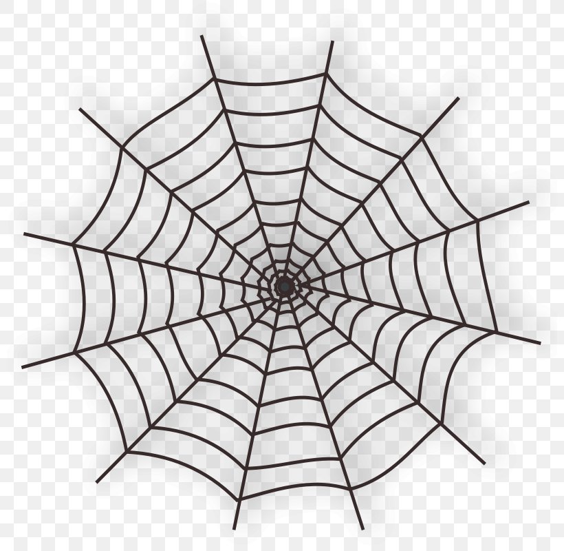 Spider Web Clip Art, PNG, 800x800px, Spider, Area, Autocad Dxf, Black And White, Image File Formats Download Free