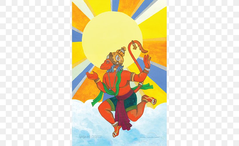 Hanuman Poster Painting Modern Art, PNG, 500x500px, Hanuman, Acrylic Paint, Art, Canva, Canvas Download Free
