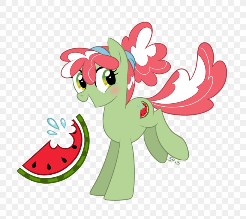 Pony Watermelon Fan Art Horse, PNG, 1024x914px, Pony, Animal Figure, Art, Cartoon, Cutie Mark Crusaders Download Free