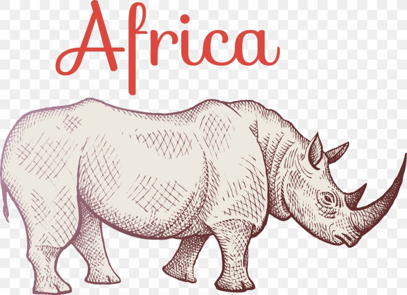 Rhinoceros Giraffe Hippopotamus African Elephant, PNG, 1000x725px, Serengeti National Park, Africa, Animal, Black Rhinoceros, Cattle Like Mammal Download Free
