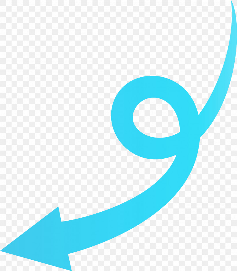 Aqua Turquoise Teal Line Font, PNG, 2628x3000px, Curved Arrow, Aqua, Electric Blue, Line, Logo Download Free