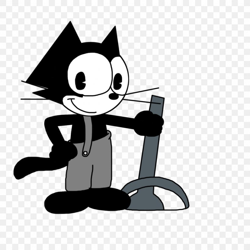 Felix The Cat DeviantArt Laborer, PNG, 894x894px, Cat, Art, Artist, Black, Black And White Download Free