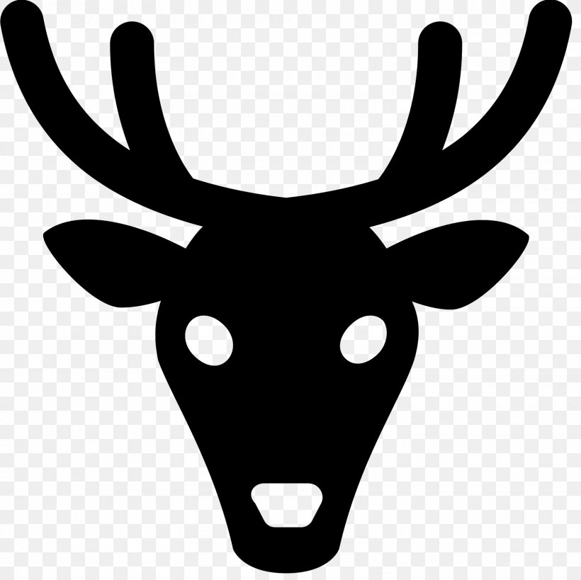 Red Deer Reindeer Clip Art, PNG, 1600x1600px, Deer, Animal, Antler, Black And White, Head Download Free