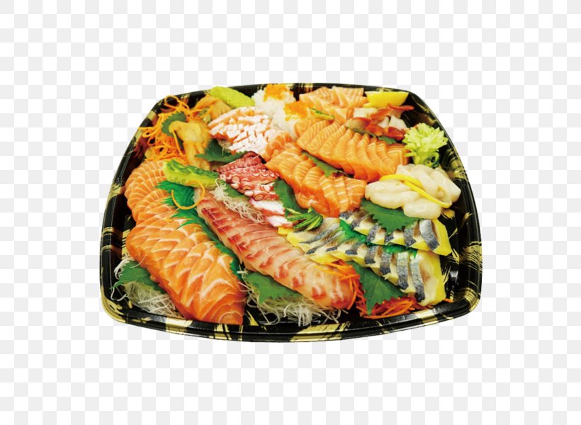 Sashimi California Roll Sushi Seafood Dish, PNG, 600x600px, Sashimi, Animal Source Foods, Asian Food, California Roll, Cuisine Download Free