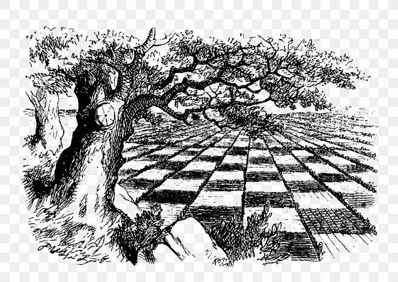 Alice's Adventures In Wonderland Through The Looking-Glass Chess Red Queen, PNG, 984x696px, Alices Adventures In Wonderland, Alice, Alice In Wonderland, Art, Blackandwhite Download Free