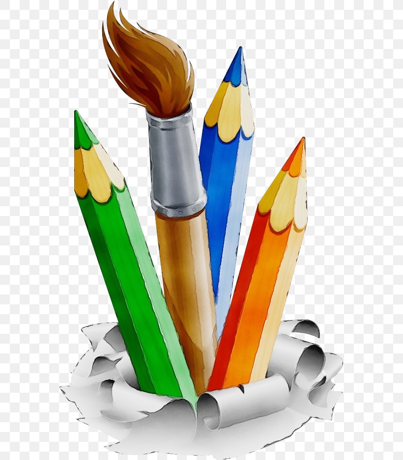 Cone Writing Implement Graphic Design, PNG, 579x937px, Watercolor, Cone, Paint, Wet Ink, Writing Implement Download Free