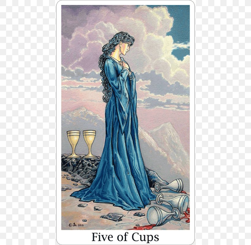 Five Of Cups Suit Of Cups Tarot Two Of Cups Suit Of Swords, PNG, 600x800px, Suit Of Cups, Costume Design, Cup, Fictional Character, Four Of Wands Download Free