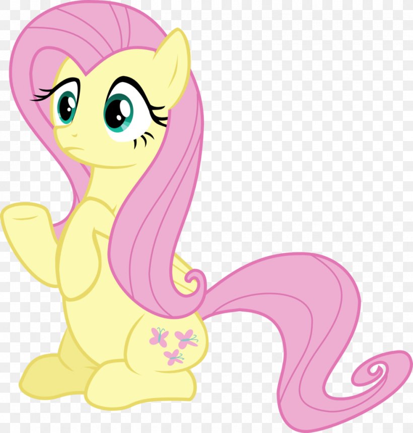 Pony Fluttershy Horse Clip Art Image, PNG, 976x1024px, Watercolor, Cartoon, Flower, Frame, Heart Download Free