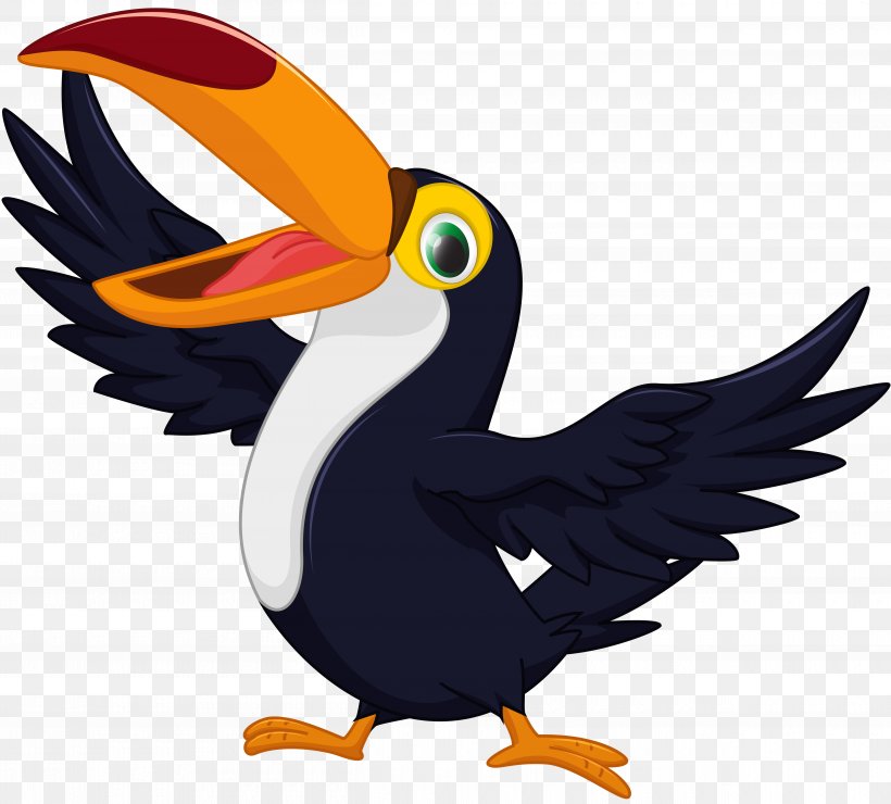 Toucan Vector Graphics Clip Art Image Drawing, PNG, 5000x4513px, Toucan, Beak, Bird, Cartoon, Drawing Download Free