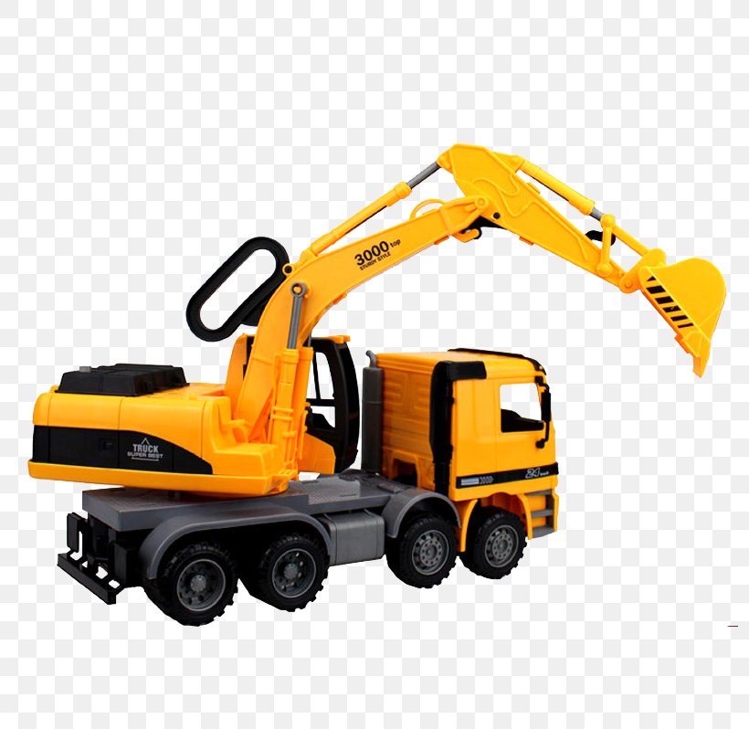 Car Crane Excavator Machine Toy, PNG, 796x798px, Car, Architectural Engineering, Automotive Design, Backhoe, Bucketwheel Excavator Download Free
