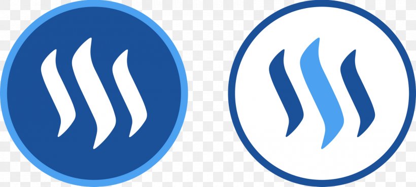 Logo Steemit Symbol Steam, PNG, 1680x759px, Logo, Area, Blockchain, Blue, Brand Download Free