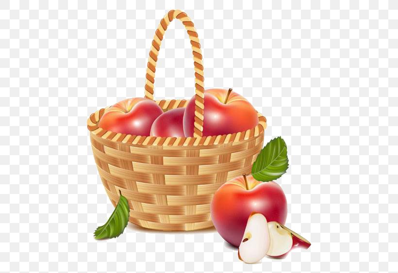 The Basket Of Apples Vector Graphics Clip Art Food Gift Baskets Royalty-free, PNG, 500x563px, Basket Of Apples, Apple, Basket, Food, Food Gift Baskets Download Free