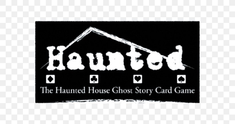 Logo Haunted House Game Ghost Brand, PNG, 720x433px, Logo, Black And White, Brand, Card Game, Cheap Thrills Download Free