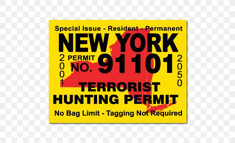 New York City Hunting License Douchegordijn, PNG, 500x500px, New York City, Advertising, Area, Banner, Brand Download Free